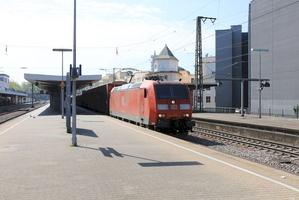 Gemischter Güterzug in Ludwigsburg (26.05.2016)