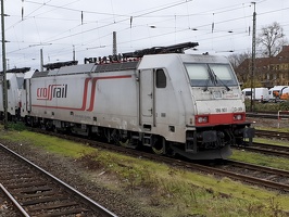 Baureihe 186 901 in Krefeld am Hauptbahnhof